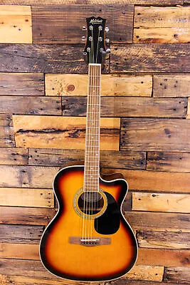 Mitchell O120CESB Auditorium Acoustic-Electric Guitar 3-Color Sunburst ISSUE • $92.25