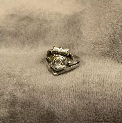 Disney Minnie Mouse Sterling Silver 3D Ring Vintage 925 • $55