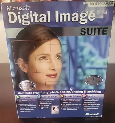 Microsoft Digital Image Suite 9 (PC Windows 98/ME/2000/XP) - Big Box • $30