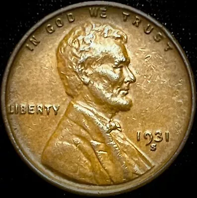 1931-S Lincoln Cent Wheat Penny - AU • $130