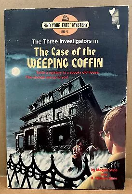 1st Find Your Fate The 3 Investigators The Case Of The Weeping Coffin Softcover • $19