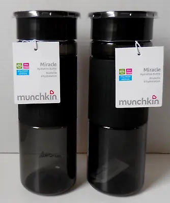 Munchkin Miracle 360 Hydration Bottle 24 Oz BPA Free Spill-Proof 2 Pack • $24.95