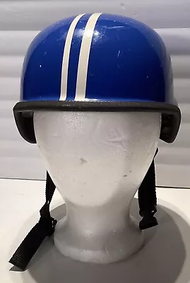 Vintage Lidds Nice Nato Fiberglass Kayak Helmet Blue - Made In USA - Size Large • $79