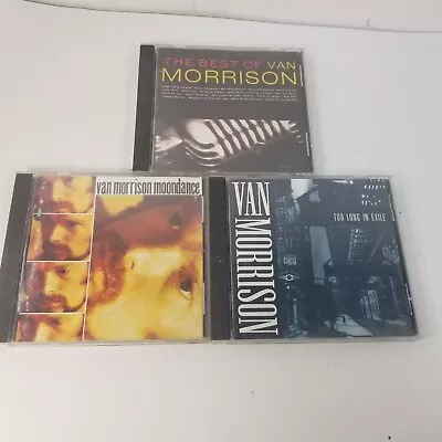 VAN MORRISON - Moondance And The Best Of And Too Long In Exile ~ CD LOT Of 3x • $15.99