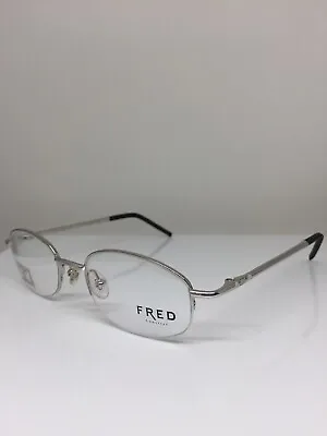 New Vintage FRED Lunettes CUT 003 Eyeglasses Diamond Finish C. 002 Platinum 47mm • $999.99