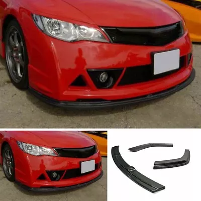 Lip Chin Dry Carbon Fiber Mugen Front Bumper For Honda Civic FD2 06-2011 Spoiler • $973.26