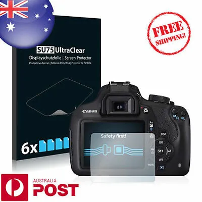 Canon EOS 1200D -  Screen Protectors - EOS - 6x Savvies SU75 - P003 • $5.99