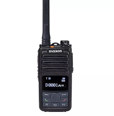 MAXON MDP-6424 UHF 406-470MHz DMR Tier II TDMA/ Analog Portable Radio 5W 2500Ch. • $285