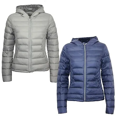 Women's Next Padded Packaway Slim Fit Light Hooded Down Puffa Winter Jacket Coat • £24.99