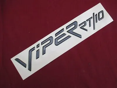 NOS OEM Dodge Viper RT/10 Rear Bumper Fascia Emblem 2000 STEEL GRAY PEARL • $59.99