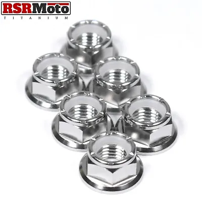 Kawasaki Z750 (2004-2014) Z800 (2013-2018) Titanium Nyloc Sprocket Nuts • £26.95