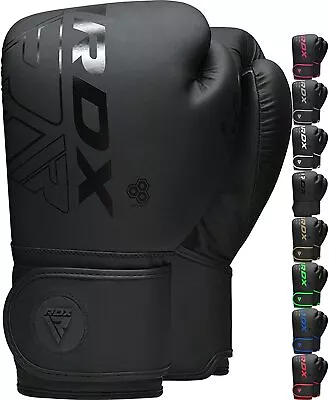 Kids Boxing Gloves By RDX Junior Training Mitt Sparring Gloves Leather 6oz 8oz • $34.99