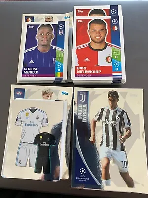 95 Topps Uefa Champions League Stickers 2017 17-18 Pick 2 From Long List For £1 • £1