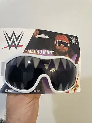  Macho Man  Randy Savage Novelty Glasses Sharktooth Wrestling WWE NEW • $12.99