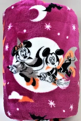 Mickey & Minnie Mouse Flying Plush Throw Blanket 5' X 6 Ft -The Big One - New • $18.95