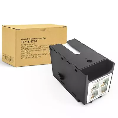 INK+ T6715 T6716 Maintenance Box For Workforce Pro WF-3820 WF-4820 EC-4020 WF... • $20.76