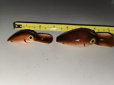 Vintage Storm Pre Rapala Wiggle Wart Bandit Khaki Crankbait Fishing Lure Bass • $29.99