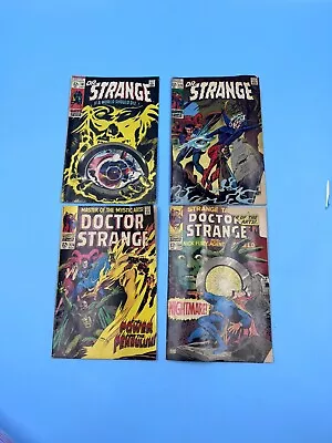 Lot Of 4 Marvel Strange Tales Comics Silver Age Bronze Age Dr. Strange • £32.43