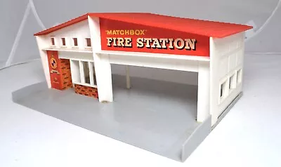Vintage Matchbox Toys Fire Station Set G-10 & Box Pre-Owned (D250) • $8.83