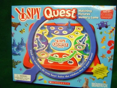 I Spy Quest Memory Game Complete Mint In Box Ages 4 And Up Store New  • $6.99