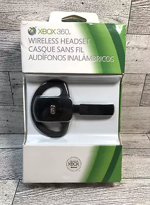 Microsoft Xbox 360 Wireless Headset Black Ear Piece Brand NEW & Factory SEALED • $34.99