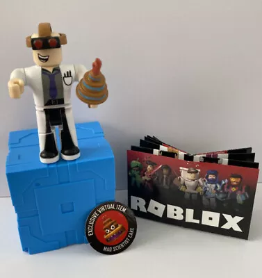 Roblox Series 9 MAKE A CAKE MAD CAKE SCIENTIST Blue Blind Box Toy Virtual Code • $12.99