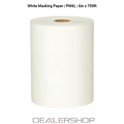 Car Spray Paint Masking Paper White 6 In. X 750 Ft. • $29.50