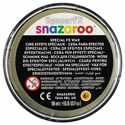 Snazaroo 18ml Special FX Wax - Fake Wounds Scars Warts Fancy Dress - Brand New  • £3.59