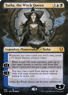 Tasha The Witch Queen ( Borderless ) NM - Commander Legends Baldur's Gate - MTG • $4.55