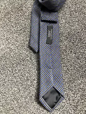 £5 • Buy Mens Skinny Grey Blue Patterned Wool Blend Tie 2  Wide 56  Long