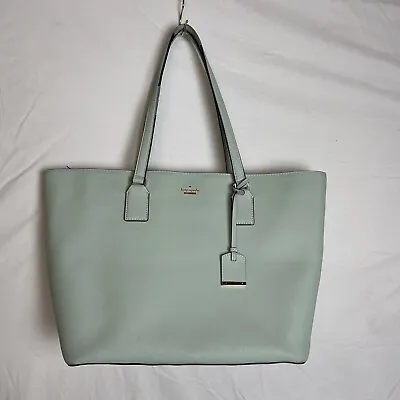 Kate Spade Mint Green Shopper Tote Handbag Purse • $49.99