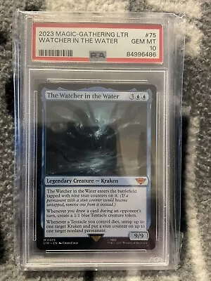 Magic The Gathering The Watcher In The Water PSA 10 • $17