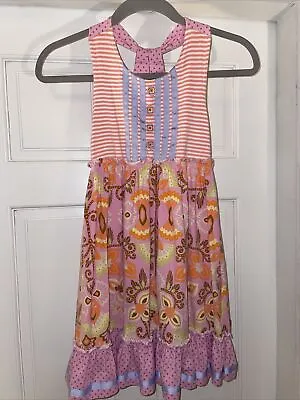 Matilda Jane Adventure Begins Gimme S'more Dress Girls Size 8 • $17.99