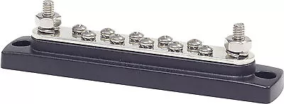 Blue Sea 2301 Common Bus Bar 150 Amp 1/4  Studs 10 X 4mm Screw Marine Solar 4x4  • $39.75