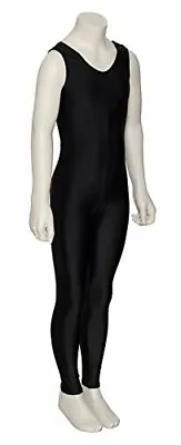 £10.49 • Buy Girls Shiny Nylon Sleeveless Footless Catsuit Bodysuit Dance/Gymnastics/PE/Swim 
