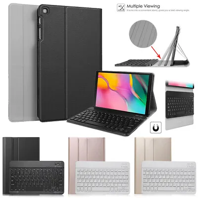 For Samsung Galaxy Tab A 10.1  2019 T510 Bluetooth Keyboard Leather Case Cover • £12.99