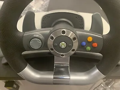 XBOX 360 Wireless Steering Wheels With Pedals (WRW02) - Tested - Fast Shipping • $74.95