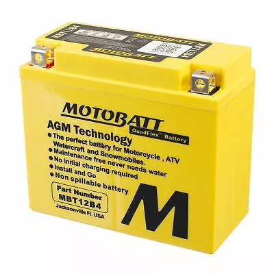 Motobatt AGM Battery For Ducati 900 S4 MONSTER I.E/DARK 2001-2002 • $99.95