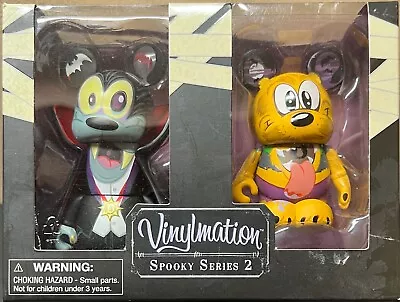 DISNEY Vinylmation SPOOKY SERIES 2 Goofy & Pluto 3   2pk • $15