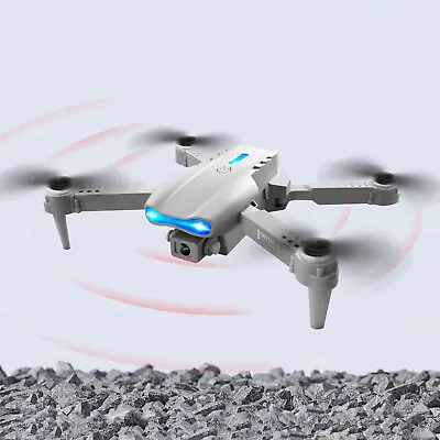 $43.11 • Buy Aeroplane USB Charging FPV Drones For Boys Girls (Grey 3Battery 2 Camera)
