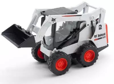 Burago Bobcat Skid-steer With Bucket Loader - 31801 Machine Digger Toy Die Cast • $27.69