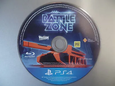 Battle Zone VR PS4 Game Playstation 4 Game Disc Only • $26.99
