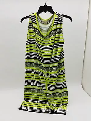 Women's MICHAEL KORS Green Black & White Dress XL • $29.99