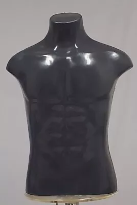 Male Torso Mannequin Form Display Bust 39  Chest Black Color (#5011) • $35
