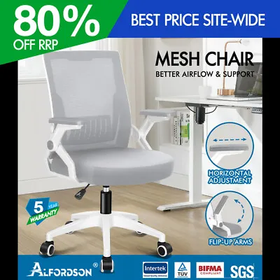 ALFORDSON Mesh Office Chair Gaming Executive Computer Fabric Seat Racing Work • $69.95