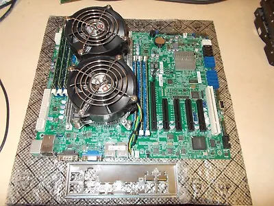 Dual Intel Xeon E5-2418L CPU's Supermicro X9DBL-3F 1356 MB Combo + 24GB Ram • $149.99