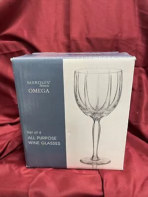 Waterford (Marquis) - Omega - All Purpose Wine Glass - Set Of 4 - 8 5/8  Tall  • $54.99