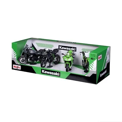 Maisto 1:12 Scale Highly Detailed Motorcycles 4 Pack (6+ Years) • £34.99