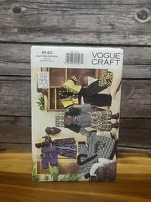 Vtg UNCUT Vogue 18  American Doll Clothes Pattern 9140/514 FOUR Ethnic Outfits • $9.60