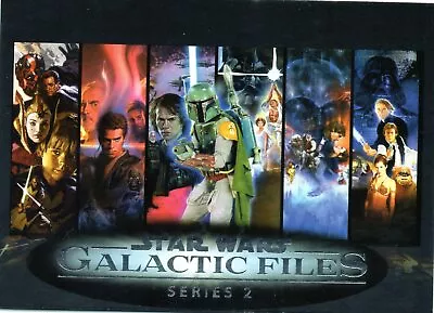 Star Wars Galactic Files Series 2  Part 1  Individual Trading Cards   • $1.74